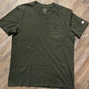 Topo Designs hunter green pocket tee Short Sleeve Crew Neck T-shirt Medium